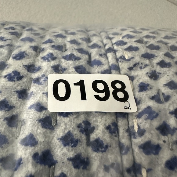 Soft Surroundings Longline Quilted Jacket Size XL Blue Paisley Pockets Thick - Picture 12 of 12